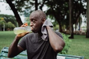 Make sure you’re drinking plenty of water throughout the day.